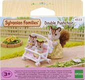 Sylvanian Families Dubbele Kinderwagen - 4533