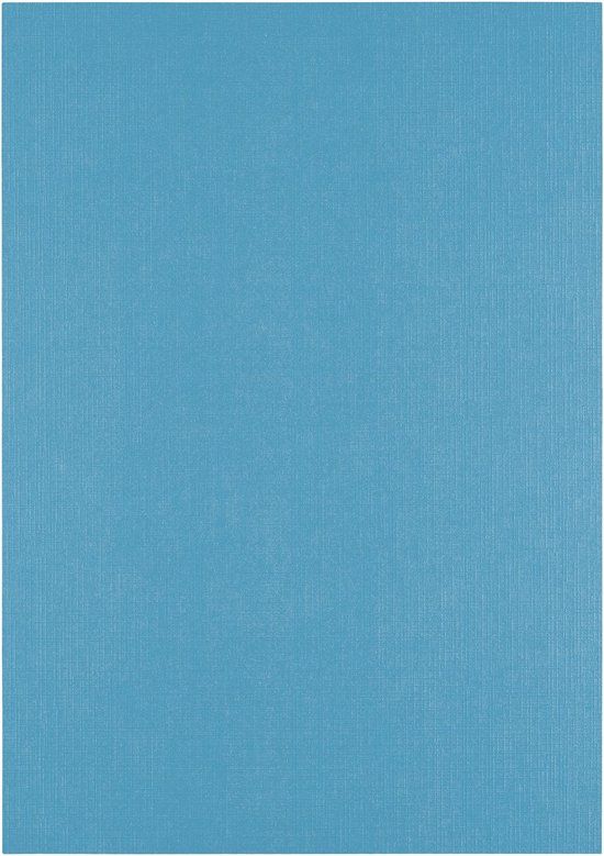 Florence Cardstock Linnenkarton - Mountain Lake (Blue) - Gekleurd Papier - A4 - 100 vellen - Textuur - 250 g