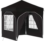 vidaXL - Pop-up Feesttent - 192 x 192 x 245 cm - Zwart