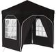vidaXL - Pop-up Feesttent - 192 x 192 x 245 cm - Zwart