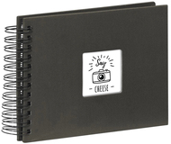 Hama Fine Art Spiral Album - Black - 17x22cm - 50 Pages