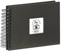 Hama Fine Art Spiral Album - Black - 17x22cm - 50 Pages