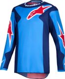 Alpinestars Fluid Grid Maillot de motocross Bleu/rouge S