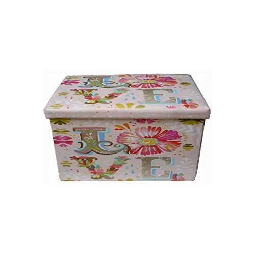 Biscottini Zitzak voor kinderen en volwassenen, 60 x 35 x 35 cm, vierkant met decoratie