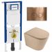 Geberit QeramiQ Dely Toiletset - Mat Beige