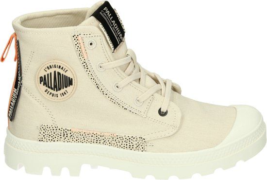 Palladium PAMPA UNDERLAYER - Women's High-Top Sneakers - White/Beige - Size 38