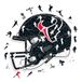 Iconic Puzzles Houston Texans, officiële houten puzzel met NFL gelicentieerde houten puzzel, 100% duurzaam, cadeau voor volwassenen en kinderen, maat L, 500 stuks