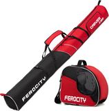FEROCITY Ski- en skischoenhoes - Rood/Zwart