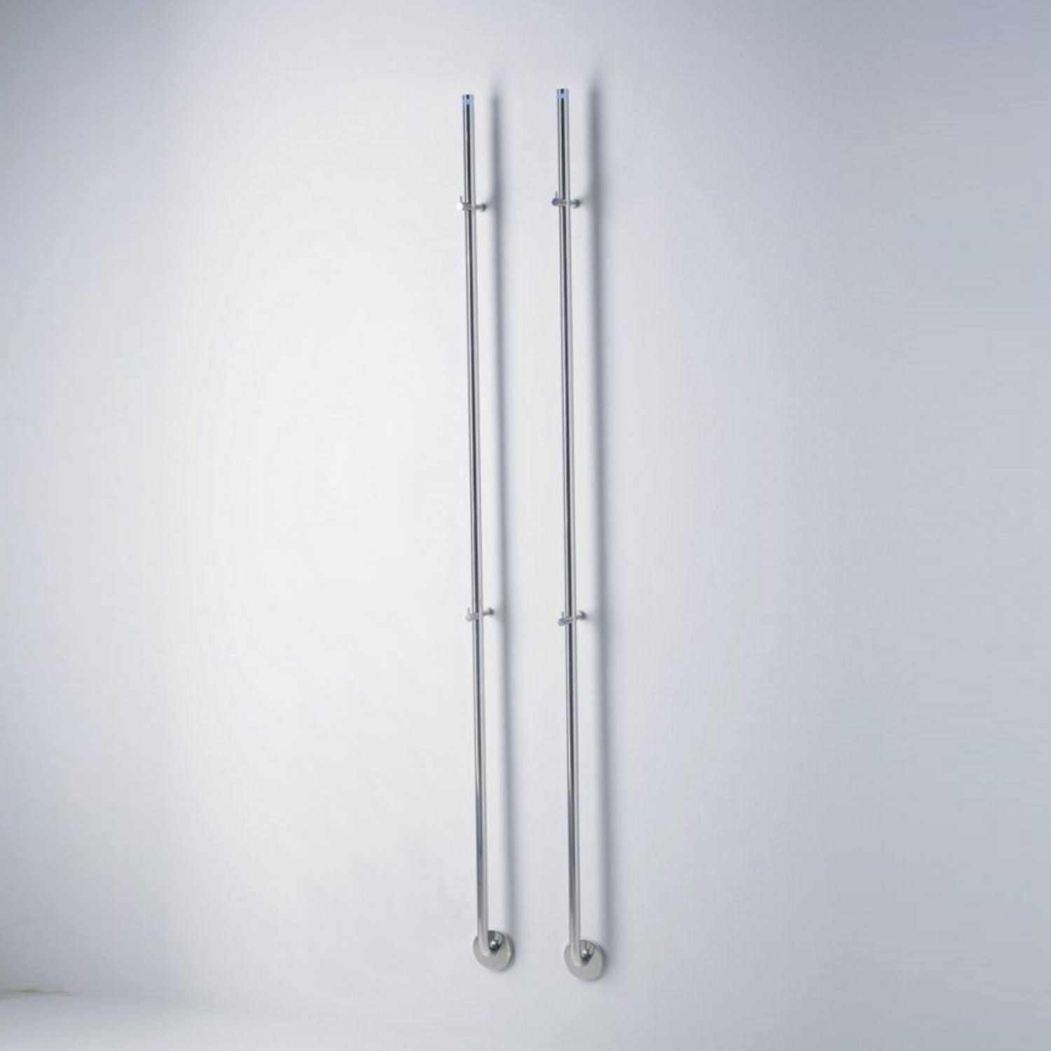 Instamat Jay Elektrische Handdoekradiator 172cm RVS Geborsteld