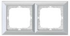 Parel double frame argent