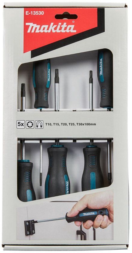 Makita E-13530 Schroevendraaierset 5-delig torx