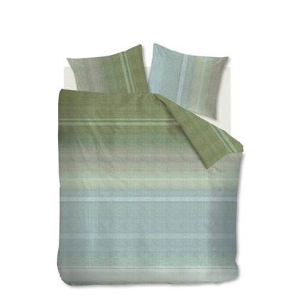 Kardol Tabby Dekbedovertrek - 200 x 220 cm - Groen