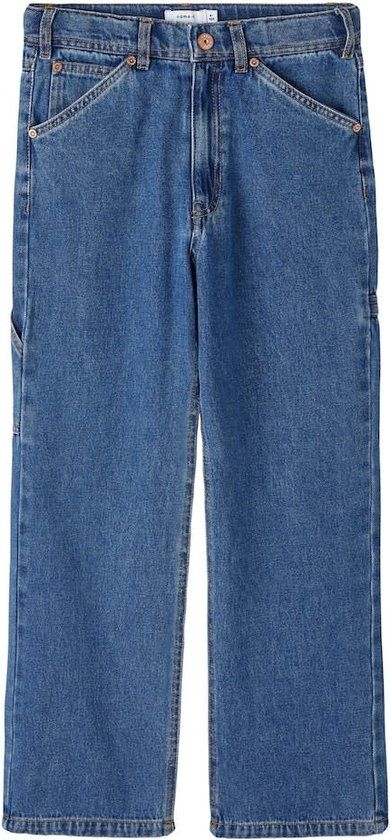 Name it NKMRYAN Boys Straight Jeans - Dark Blue Denim - 152
