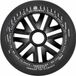 Powerslide Torrent Rain 6 unités roue noir 125 mm / 84A