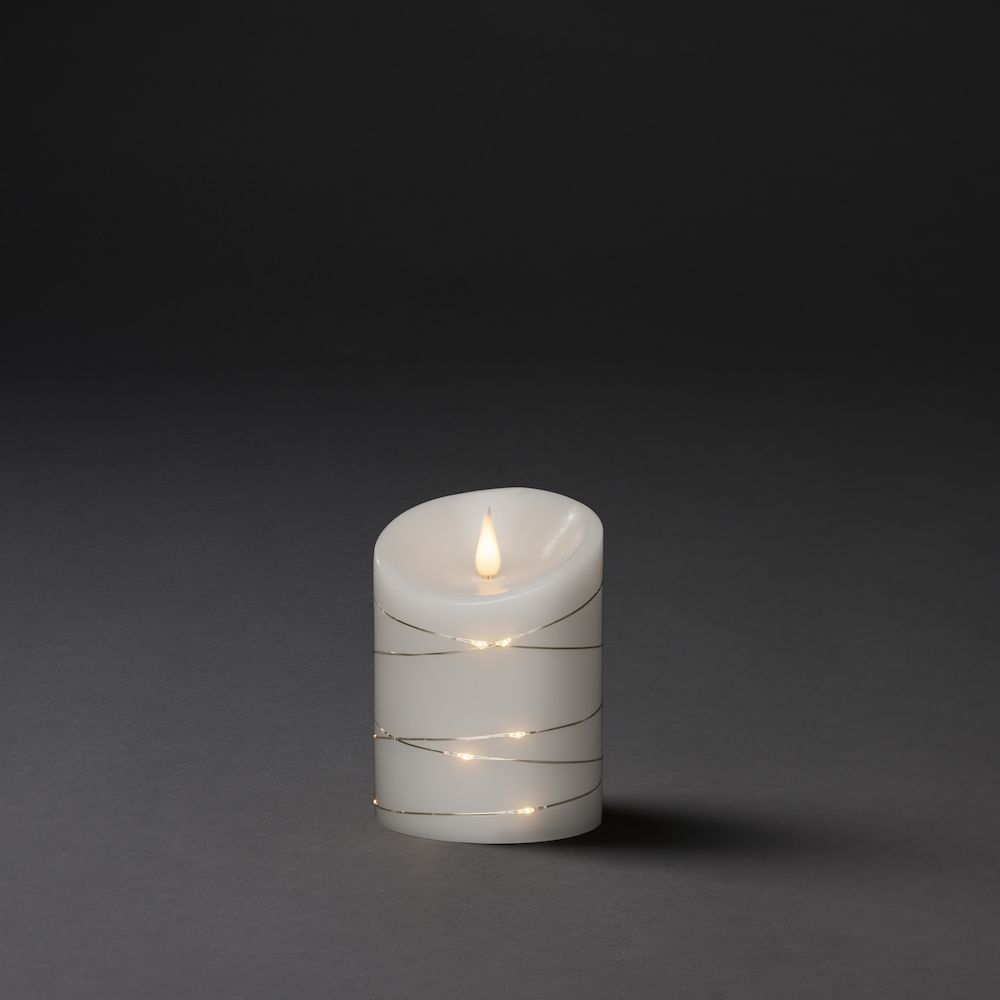 KONSTSMIDE 1844-190 - Decoratieve verlichting - Warm wit - Batterij/accu - Wit