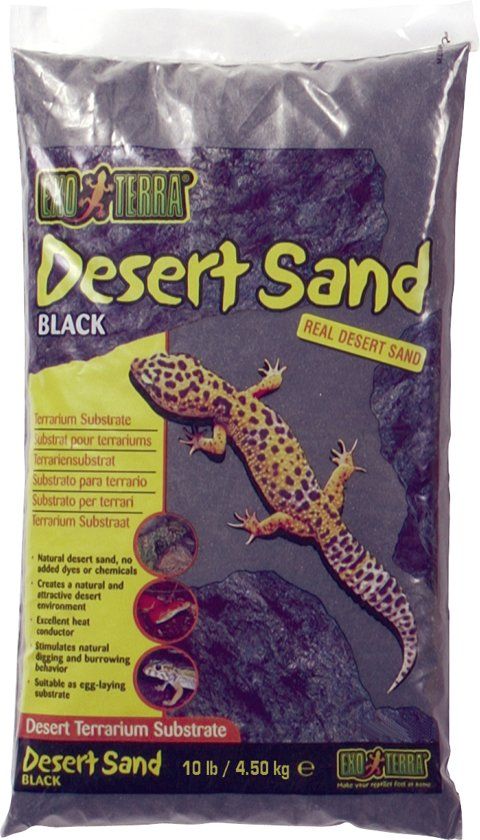 Exo Terra Woestijnzand Desert Sand Zwart