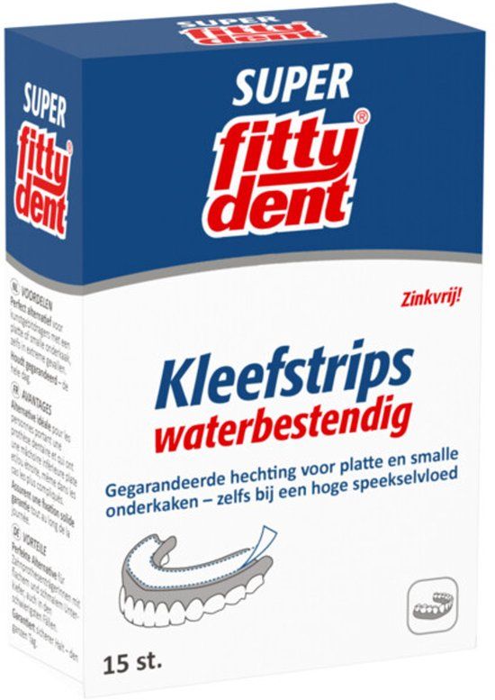 Fittydent Kleefstrips - 15 stuks