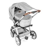 Reer ShineSafe Zonnezeil voor de kinderwagen, zonwering voor vele modellen, grijs
