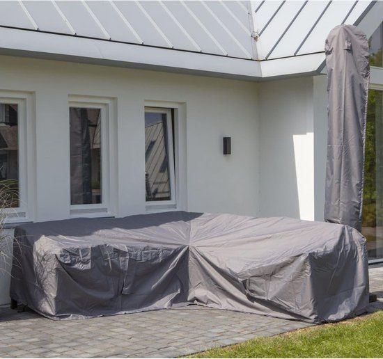 Madison Loungeset Cover - Grijs - 235 x 235 x 70 cm - Tuinkussenhoes