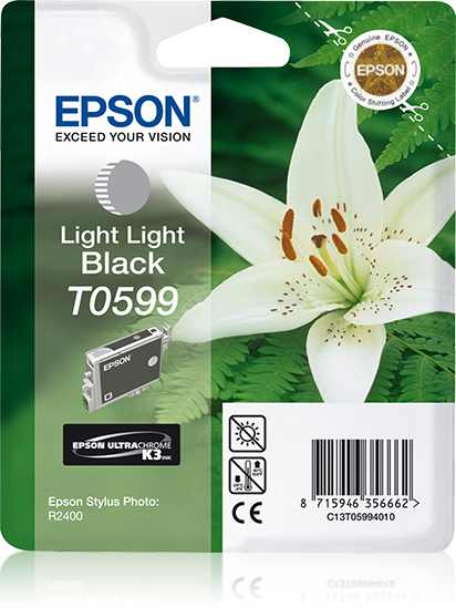 Epson inktpatroon Light Light Black T0599 Ultra Chrome K3
