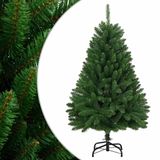 VidaXL Sapin de Noël artificiel avec charnières avec support 120 cm vert