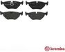 Brembo P06023 Rear Disc Brake Pad - Set of 4