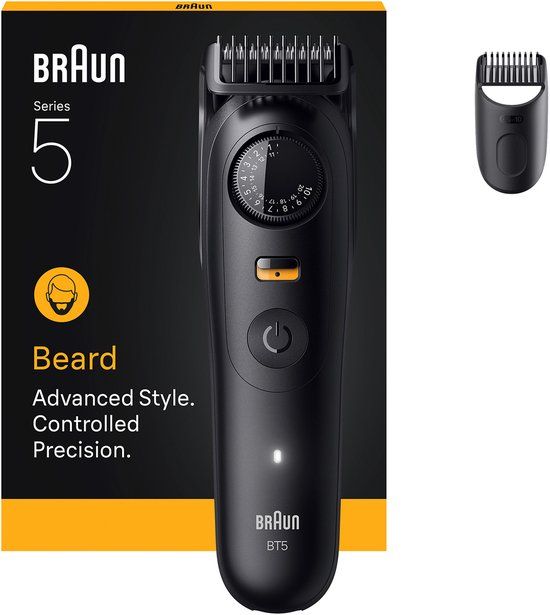 Braun BeardTrimmer 5 BT5500 - Beard Trimmer - Wet & Dry - Black