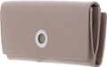 MANDARINA DUCK Mellow Leather Wallet with Flap Warm Taupe