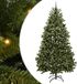 vidaXL Kunstkerstboom 240 cm 300 LED's Warmwit PVC en Staal Groen