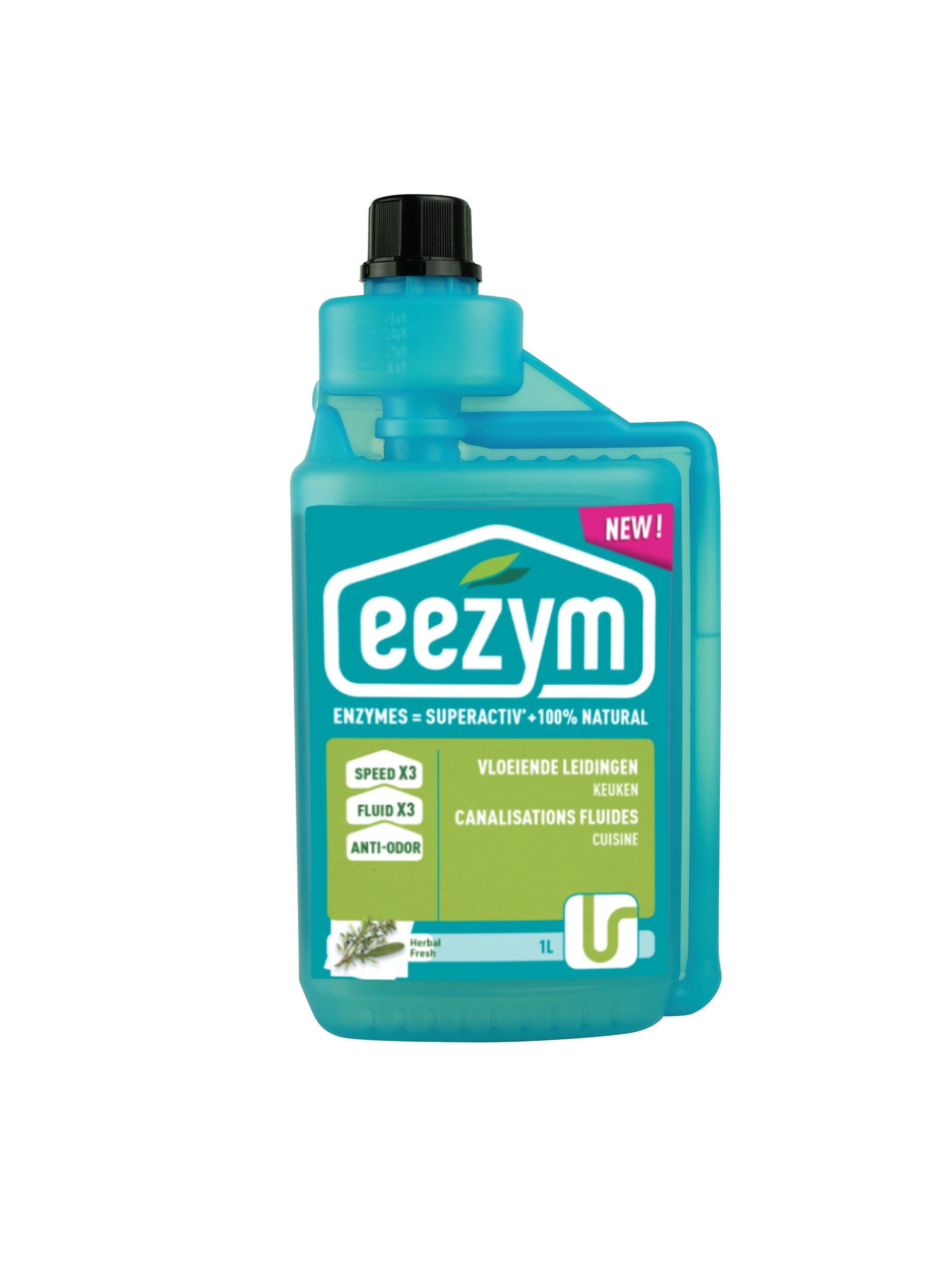 Eezym Vloeiende leidingen keuken - LIQ2006 - blauw - 1000ml