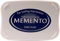 Tsukineko ME-608 Memento stempelinkt stempelkussen groot Paris Dusk blauw