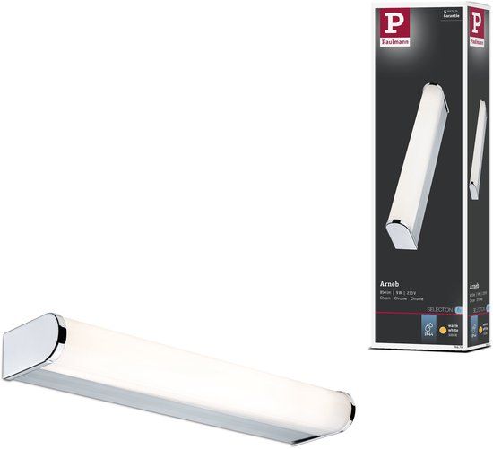 Paulmann Arneb - LED wandlamp - IP44 - Chroom