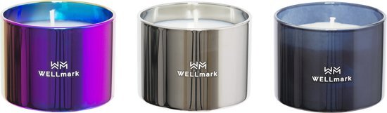 Wellmark Small geurkaarsen - set van 3 1,5 kg