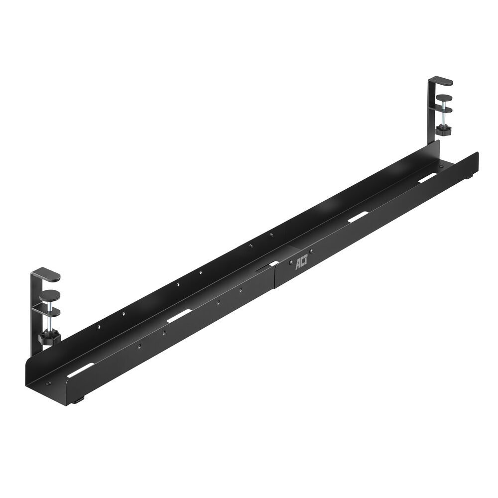 ACT Verstelbare Kabelgoot voor Onder Bureau - Zwart - 1200mm