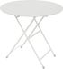 Emu Arc & Ciel Ronde Tuintafel Wit 6 Personnes Métal/MDF 80x80x74cm