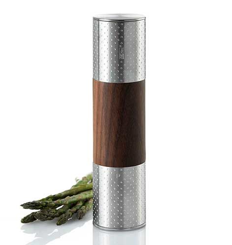 AdHoc Duomill Dots Peper- en Zoutmolen - RVS & Hout - 19.6 cm