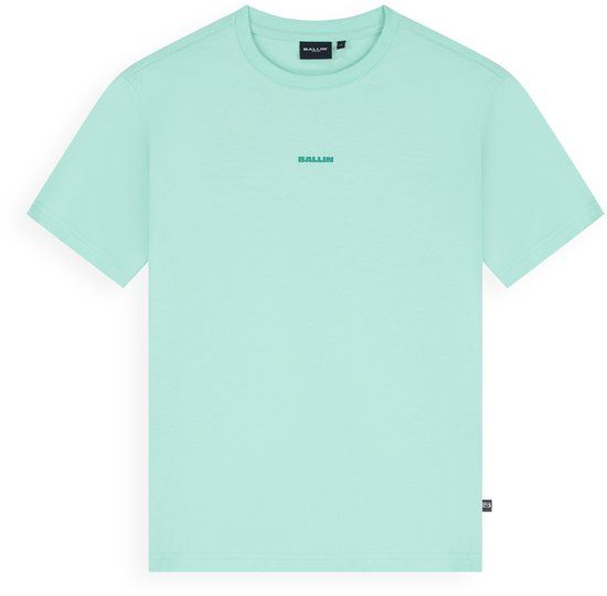 Ballin Amsterdam Jongens Loose fit T-shirt Crewneck SS Mint Maat 164