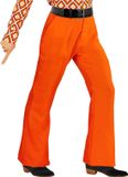 Widmann Heren disco broek jaren 70 oranje L/XL