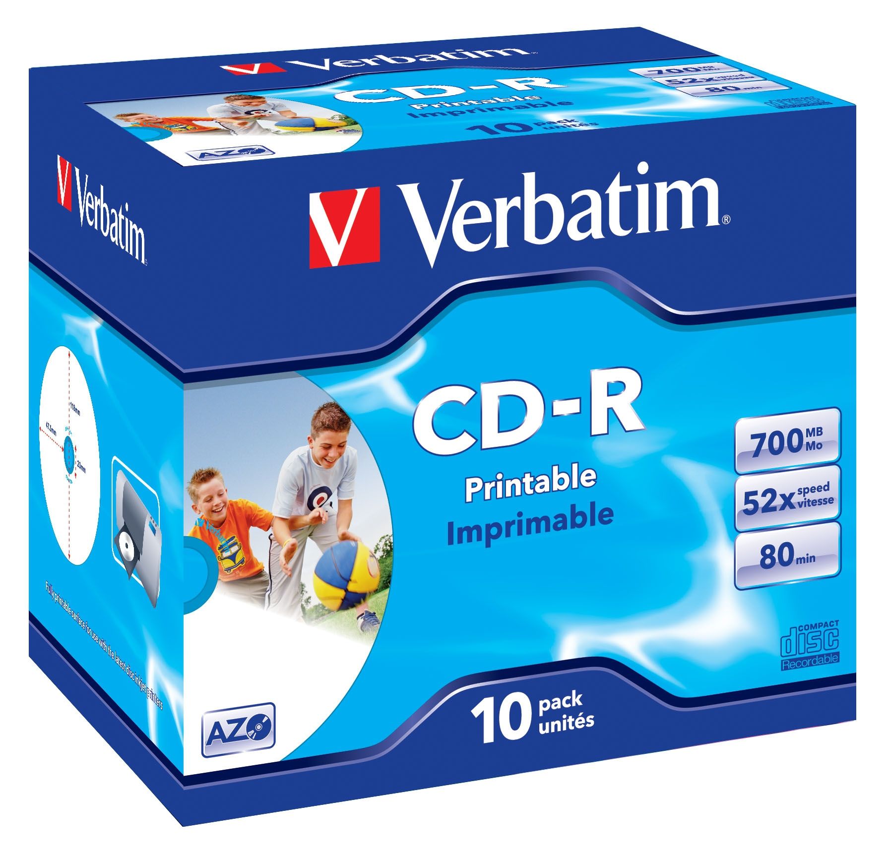 Verbatim CD-R 700MB - 1 Piece - 43324
