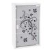 Spetebo Armoire médicale en métal, armoire médicale verrouillable, avec 2 clés (quantité, 1 pièce, 50 x 30 cm), armoire à pharmacie murale avec 3 étagères