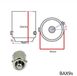 RSM SPO moto scooter Lot 10 ampoule RSM pour moto scooter quad BAX9s blanc mini long 12V 21W Neuf