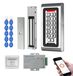 Système de contrôle d'accès avec WiFi, compatible Tuya, RFID (125 kHz), serrure magnétique (280 kg), protection IP68