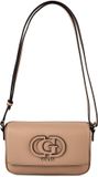 GUESS Isola Convertible Xbody Flap Schoudertas Beige Taupe