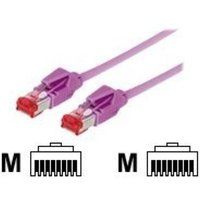exertis Connect - Verbindingskabel - RJ-45 (M) naar RJ-45 (M) - 1.5 m - SFTP - CAT 6 - halogeenvrij - heide violet
