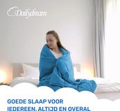 Dailydream Verzwaringsdeken 155x200cm 9,5kg Blauw Katoen