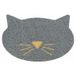 Trixie Kattenbakmat Kattenkop PVC Lichtgrijs 42x40 cm