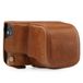 MegaGear MG1403 Ever Ready camera case van echt leer met schouderriem voor Leica Q-P, Q (Type 116) - Bruin