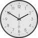 Nedis Horloge mural - Diamètre 30 cm - Mouvement silencieux - Blanc / Noir