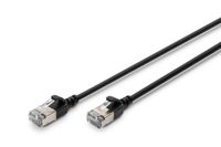 Digitus DK-1632-A-003S-BL câble réseau Noir 0,3 m Cat6a F/FTP (FFTP)