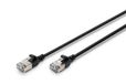 Digitus DK-1632-A-003S-BL netwerkkabel Zwart 0,3 m Cat6a F/FTP (FFTP)